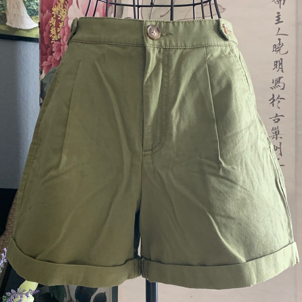 Olive shorts